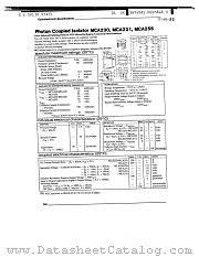 MCA231 datasheet pdf General Electric Solid State