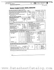 MCS2400 datasheet pdf General Electric Solid State