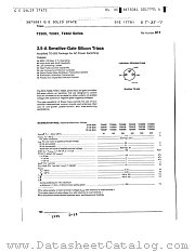 T2301F datasheet pdf General Electric Solid State