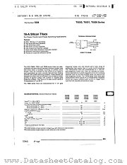T6001B datasheet pdf General Electric Solid State