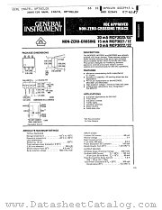 MCP3022 datasheet pdf General Instruments