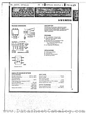 MCT210 datasheet pdf General Instruments