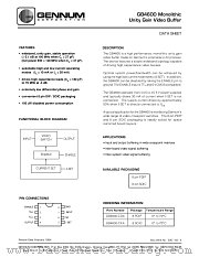 GB4600-CDA datasheet pdf Gennum Corporation