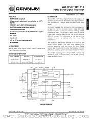 GS1515-CQM datasheet pdf Gennum Corporation