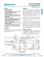 GS9025-CQM datasheet pdf Gennum Corporation