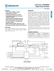 GS9032-CVM datasheet pdf Gennum Corporation