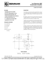 LC502 datasheet pdf Gennum Corporation