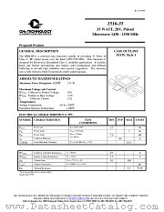 1516-35 datasheet pdf GHz Technology