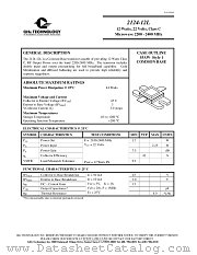 2124-12L datasheet pdf GHz Technology