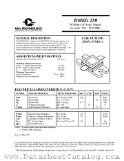 DMEG250 datasheet pdf GHz Technology