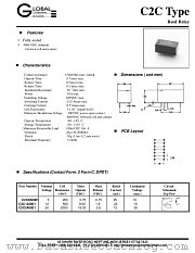 C2C240001 datasheet pdf Global Components & Controls