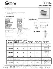 F1A010M01 datasheet pdf Global Components & Controls
