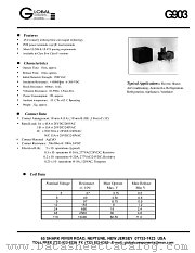 G903CD-DC110-2 datasheet pdf Global Components & Controls