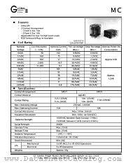 MC1C-S-DC100-TF datasheet pdf Global Components & Controls