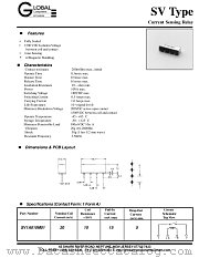 SV1A010M01 datasheet pdf Global Components & Controls