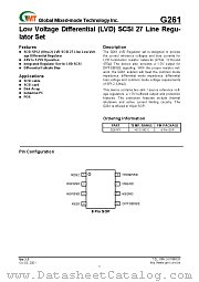 G261P1 datasheet pdf Global Mixed-mode Technology