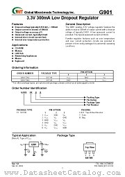 G901T21D datasheet pdf Global Mixed-mode Technology