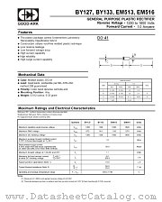 BY516 datasheet pdf GOOD-ARK Electronics