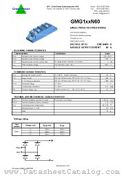GMG116N60SF datasheet pdf Green Power