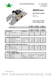 GOA76011 datasheet pdf Green Power