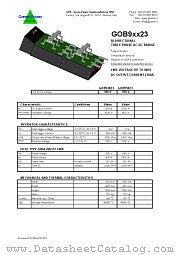 GOB95023 datasheet pdf Green Power