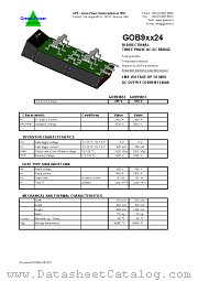 GOB94024 datasheet pdf Green Power