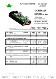 GOB95027 datasheet pdf Green Power