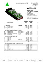 GOB94028 datasheet pdf Green Power