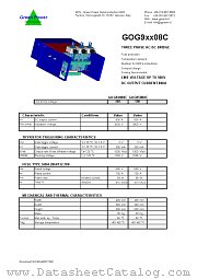GOG95008C datasheet pdf Green Power