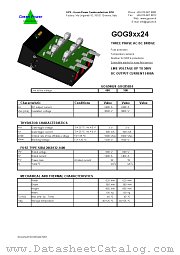 GOG94024 datasheet pdf Green Power