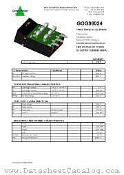 GOG96024 datasheet pdf Green Power