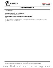 GS816019T-166 datasheet pdf GSI Technology