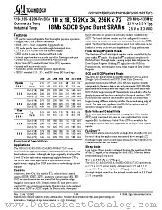 GS816236B-166I datasheet pdf GSI Technology
