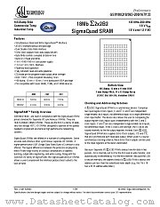 GS8180Q36D-167 datasheet pdf GSI Technology