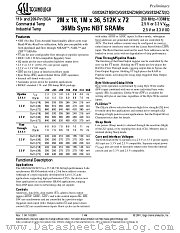 GS8324Z18B-150 datasheet pdf GSI Technology