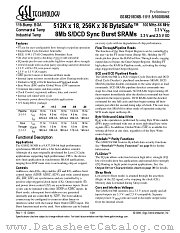 GS88236B-100 datasheet pdf GSI Technology