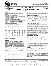 GS88436B-150 datasheet pdf GSI Technology
