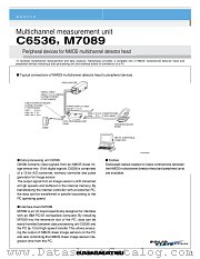 C7089 datasheet pdf Hamamatsu Corporation