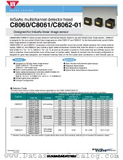 C8060-01 datasheet pdf Hamamatsu Corporation