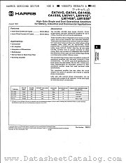 CA741T datasheet pdf Harris Semiconductor