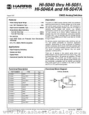 HI3-5043-5 datasheet pdf Harris Semiconductor