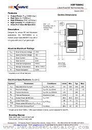 HWF1686NC datasheet pdf HEXAWAVE