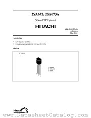 2SA673B datasheet pdf Hitachi Semiconductor