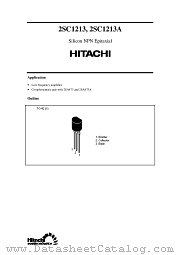 2SC1213C datasheet pdf Hitachi Semiconductor