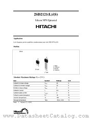 2SD2121(L) datasheet pdf Hitachi Semiconductor
