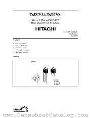 2SJ527(S) datasheet pdf Hitachi Semiconductor