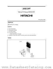 2SK1297 datasheet pdf Hitachi Semiconductor