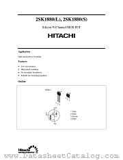 2SK1880(S) datasheet pdf Hitachi Semiconductor