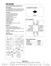 HA13440MS datasheet pdf Hitachi Semiconductor