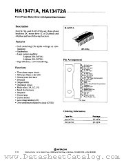 HA13472A datasheet pdf Hitachi Semiconductor